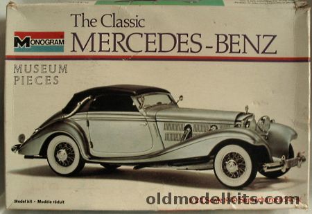 Monogram 1/24 Mercedes-Benz 1939 Supercharged 540-K, 8202 plastic model kit